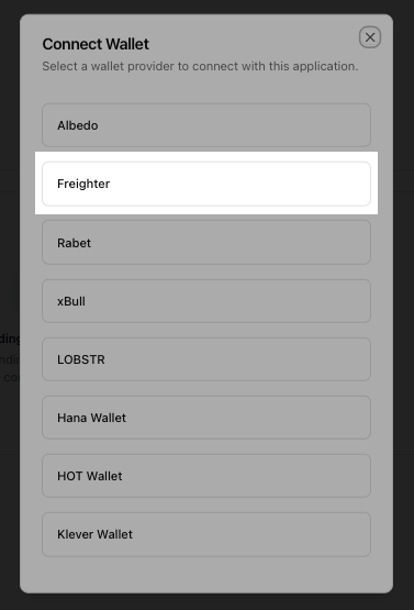 Connect Wallet